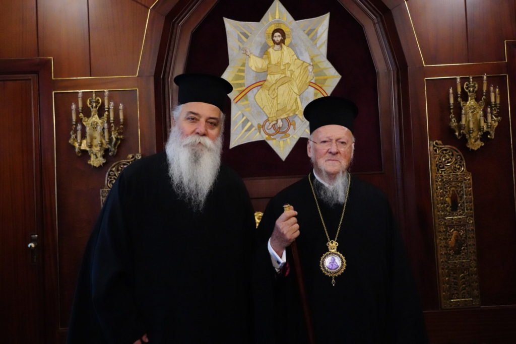 Ecumenical Patriarch honoured Protopresbyter Thomas Chrysikos