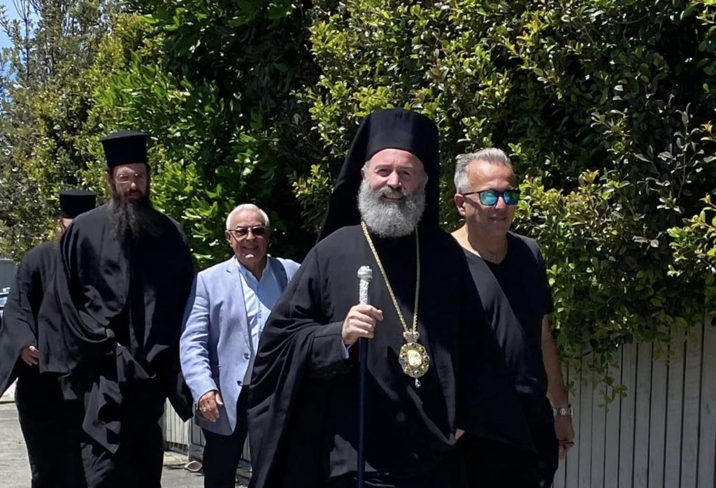 Archbishop Makarios of Australia led the 47th Walkathon for charity