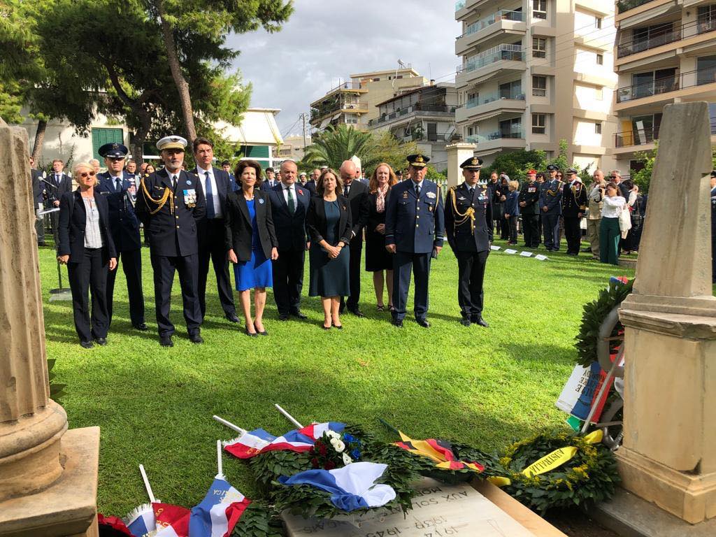 Athens: The Ambassador of Australia at the commemoration event for the end of the First World War