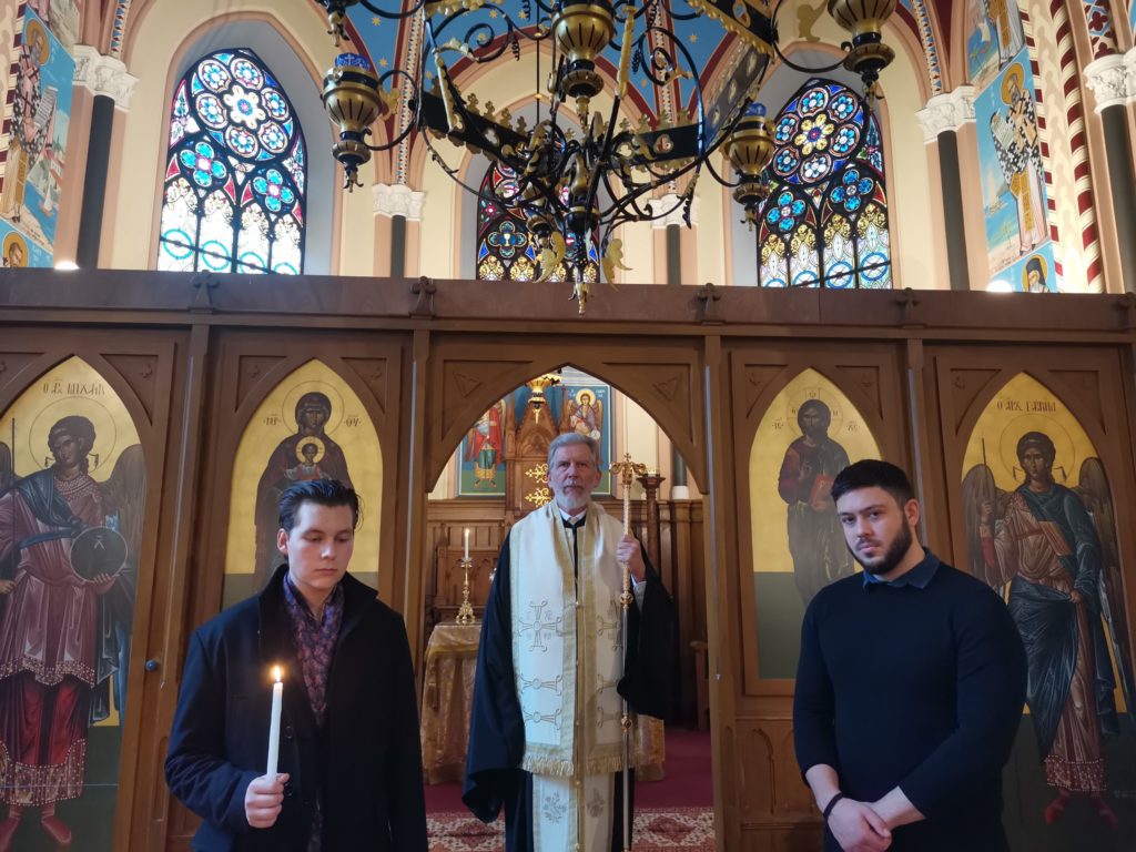 Metropolitan of Sweden performed baptism at St. George Cathedral of Stockholm