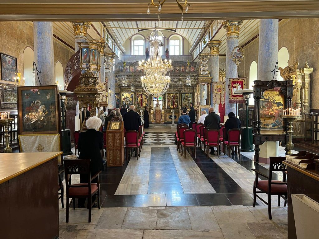 The Feast Day of Saint George the Great Martyr at the Metochion of the Holy Sepulchre in Neochorion on the Bosporus