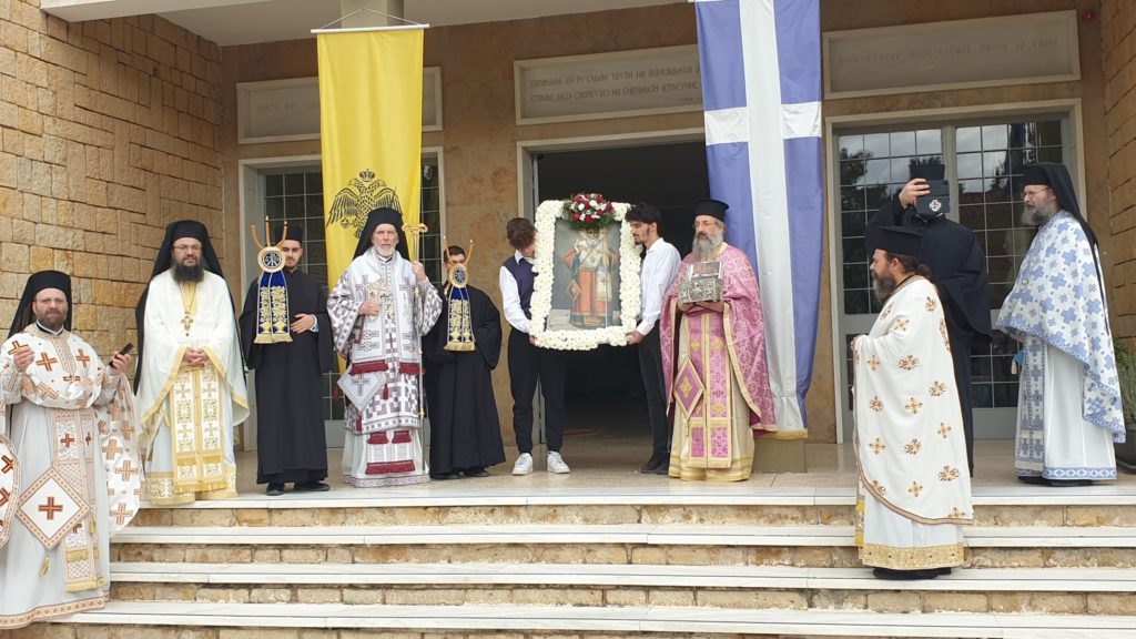 Metropolitan Cleopas of Sweden Visits the Rizareios Seminary and Aegina