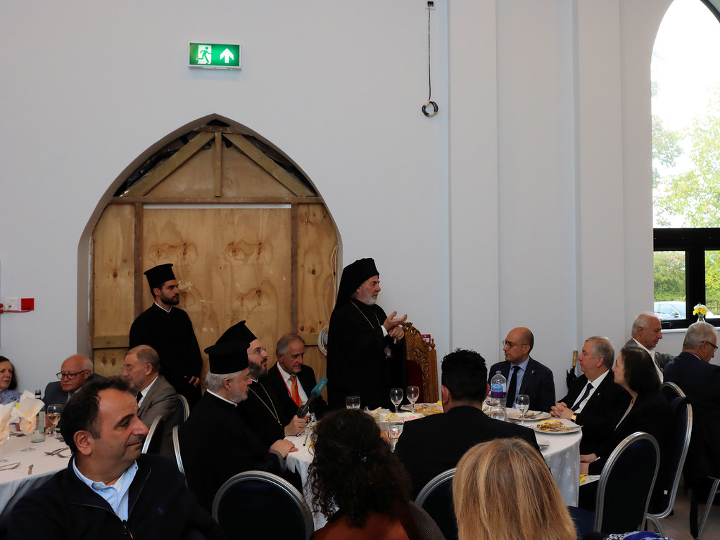 Blessing of the new community hall at the Church of the Twelve Holy Apostles Hatfield