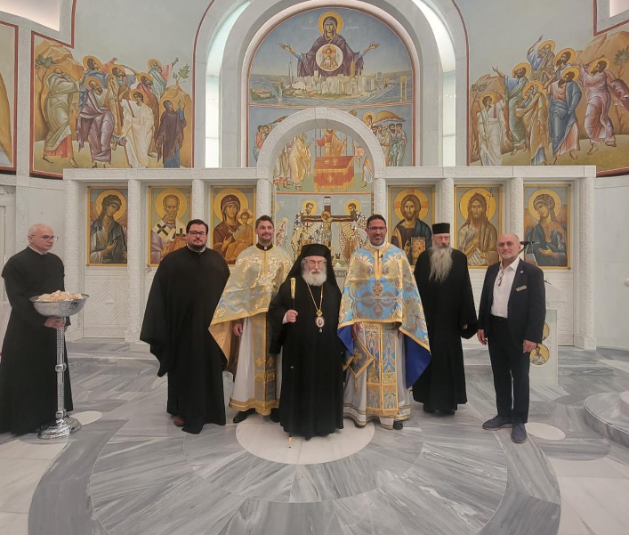 Archbishop of Mount Sinai at St. Nicholas Greek Orthodox Church