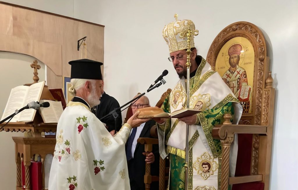 The First Divine Liturgy at the Church of The Holy Cross in Adelaide