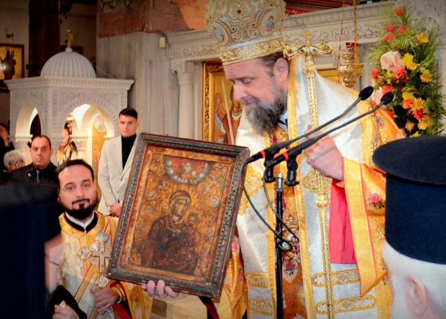 Thessaloniki: An Icon that was saved from the fire of 1917, returned to the Church of Saint Dimitrios