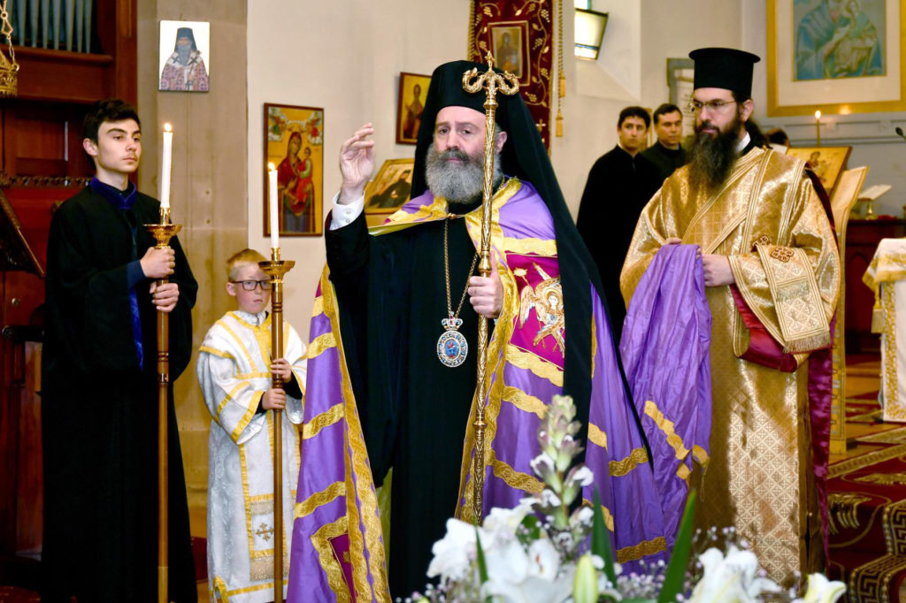 Archbishop Makarios of Australia honours expatriates of Tasmania with the distinction of the Order of the Christ-loving