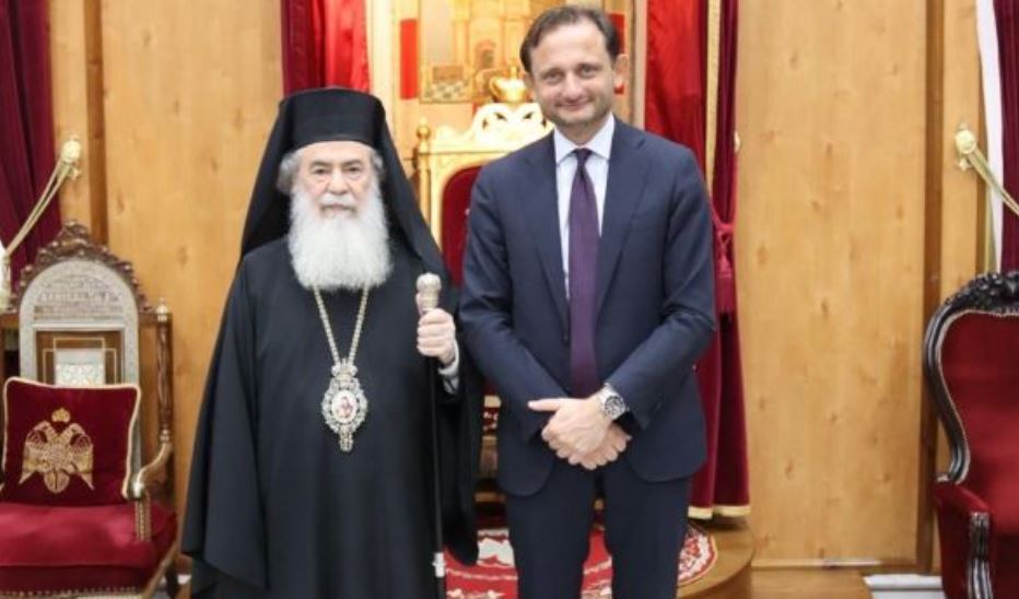 The Patriarch of Jerusalem and the Italian Consul General hold a meeting addressing Gaza crisis