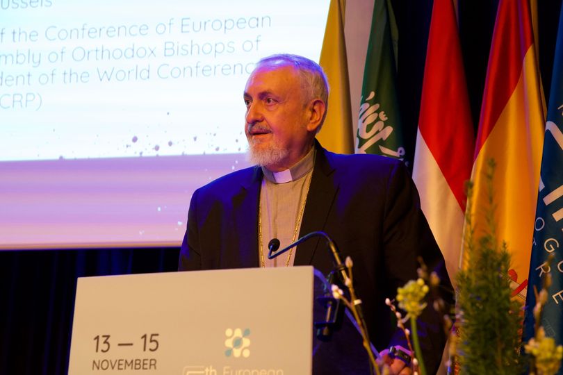 Elder Metropolitan Emmanuel of Chalcedon at the 5th European Policy Dialogue Forum