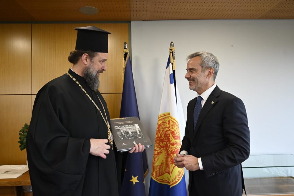 Συνάντηση Μητροπολίτη Θεσσαλονίκης με τον Δήμαρχο Κωνσταντίνο Ζέρβα