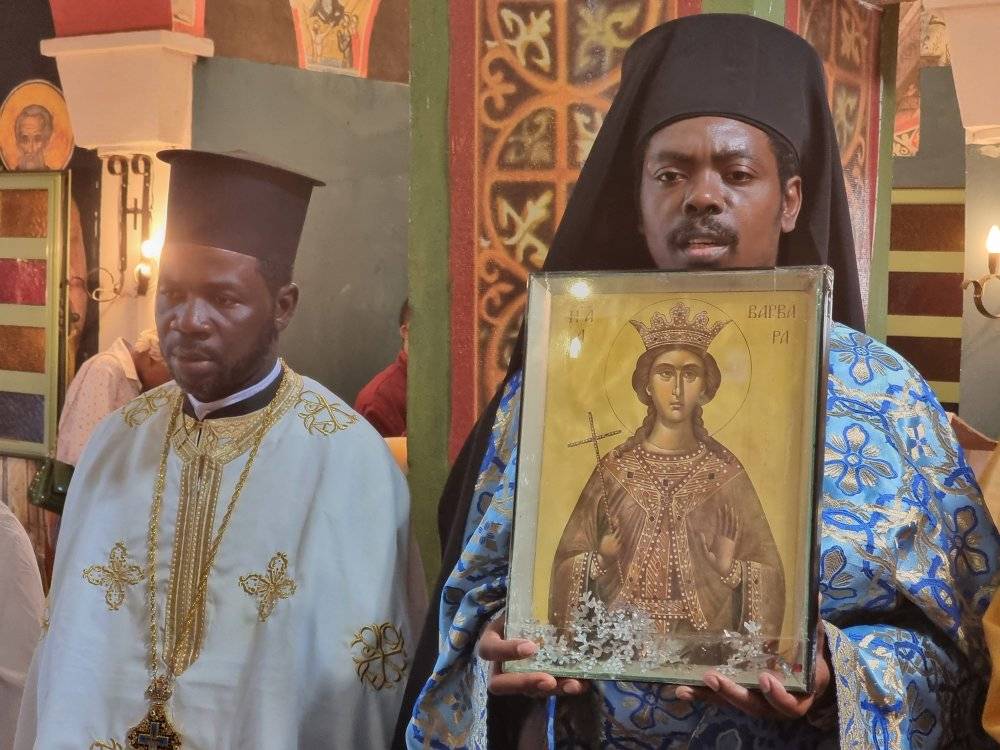 The Parish of Saint Barbara celebrated Feast Day in Kinshasa, Democratic Republic of the Congo