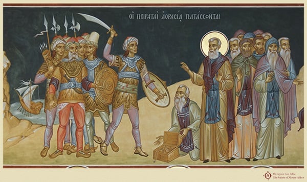 Άγιος Σίμων ο Μυροβλύτης: Πώς αντιμετώπισε τους Σαρακηνούς πειρατές και τι απέγιναν