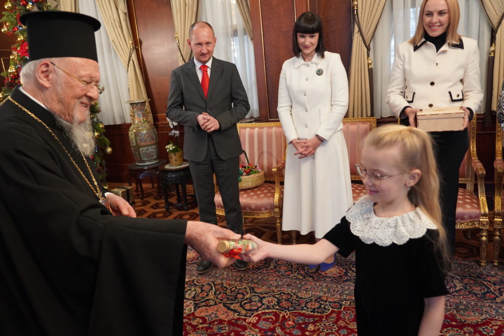 Ο Οικουμενικός Πατριάρχης δέχθηκε ευχές ενόψει Χριστουγέννων