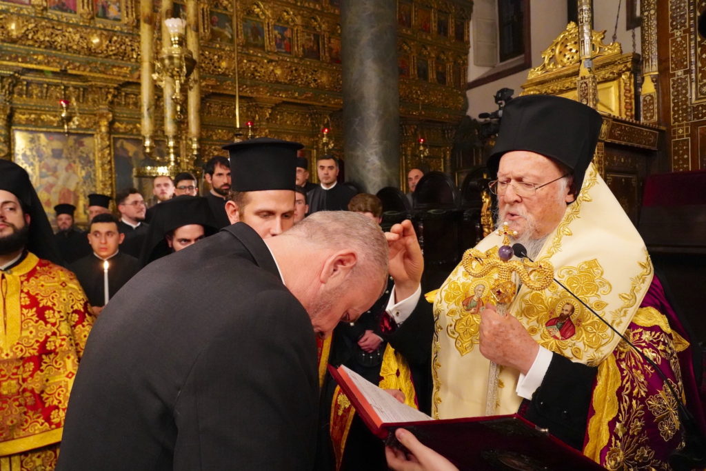 Dr. Leonidas Tzonis conferred as new Archon Ostiarios of the Ecumenical Patriarchate