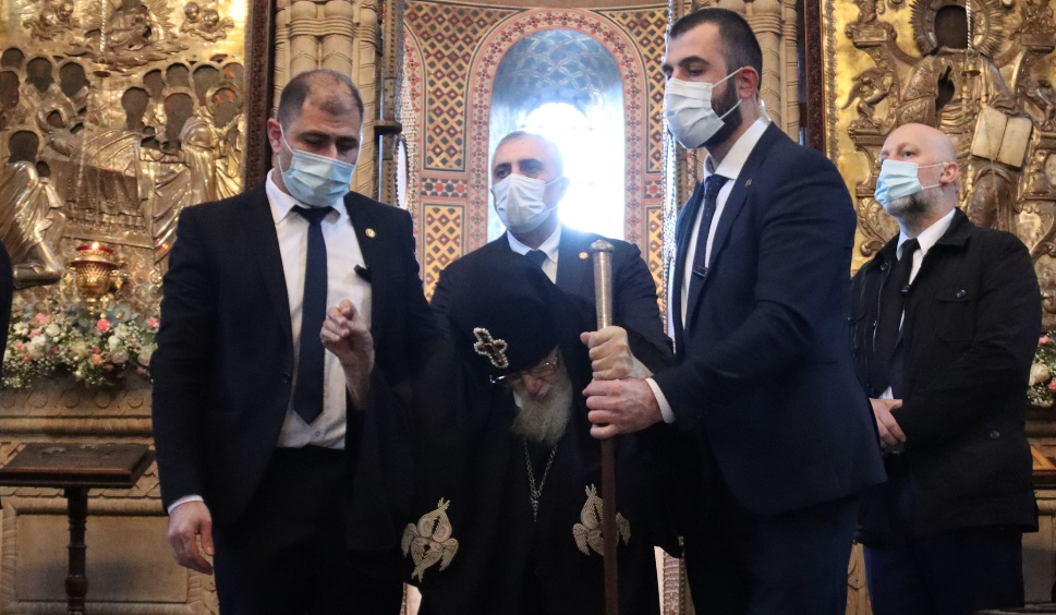 Κλήρος και λαός εόρτασε την 46η επέτειο ενθρόνισης του Πατριάρχη Γεωργίας Ηλία