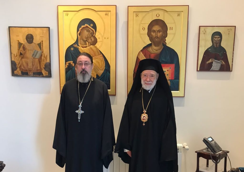 Συνάντηση Μητροπολίτη Βηρυτού με εκπρόσωπο του Πατριάρχη Μόσχας