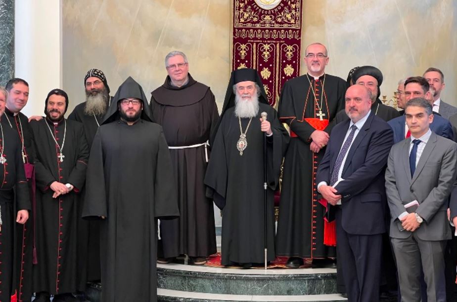 PATRIARCHS AND HEADS OF CHURCHES URGE GAZA CEASEFIRE IN THE HOLY SEASON DURING A MEETING WITH DIPLOMATS