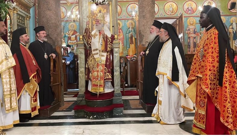 The feast of Saint Savvas was celebrated at the Patriarchate of Alexandria