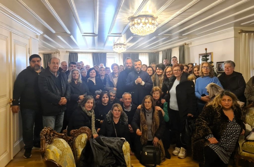 A Group of pilgrims from Kassandra, Chalkidiki visit Silivria