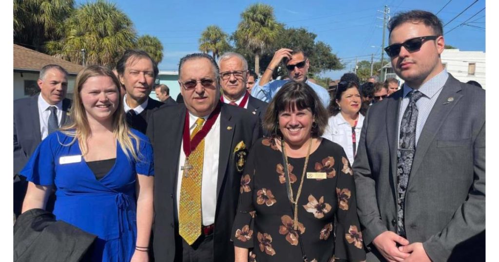 AHEPA Celebrates Epiphany in Tarpon Springs, Florida