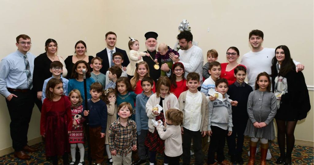 Archbishop Elpidophoros of America Hosts Archdiocesan District Clergy Family Vasilopita