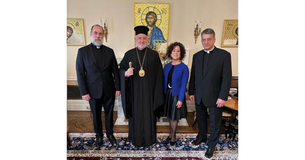 Archbishop Elpidophoros Welcomes New Greek Orthodox Archdiocese Director of Parish Planned Giving