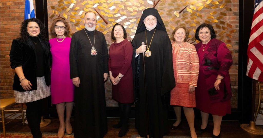 National Philoptochos Hosts His Eminence Archbishop Elpidophoros for a Special Celebration at the Philoptochos Center of Philanthropy