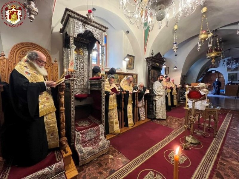 THE HOLY UNCTION AT THE PATRIARCHATE