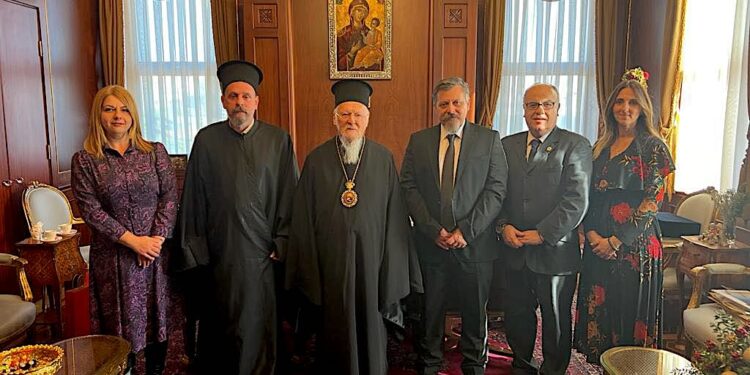 Ecumenical Patriarch met with new board of the Educational and Cultural Association of Imbros