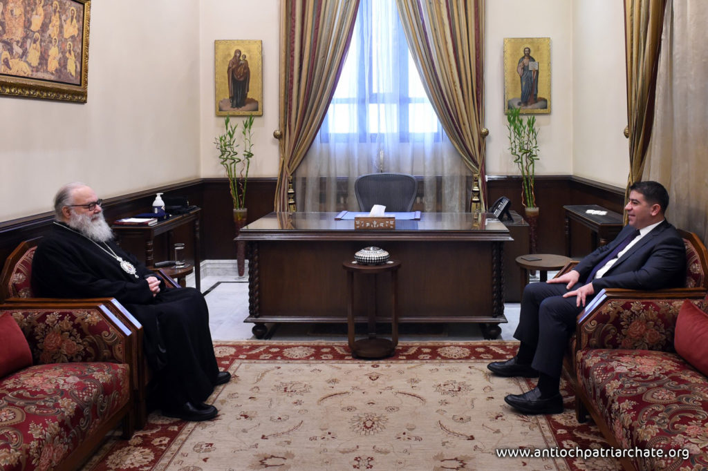 البطريرك يستقبل القائم بأعمال السفارة اللبنانيّة في سوريا
