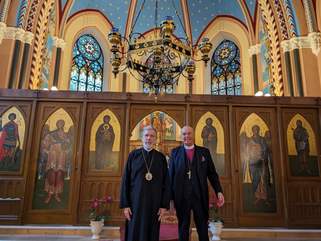Metropolitan Cleopas Welcomes the Chaplain of the Swedish Royal Palace