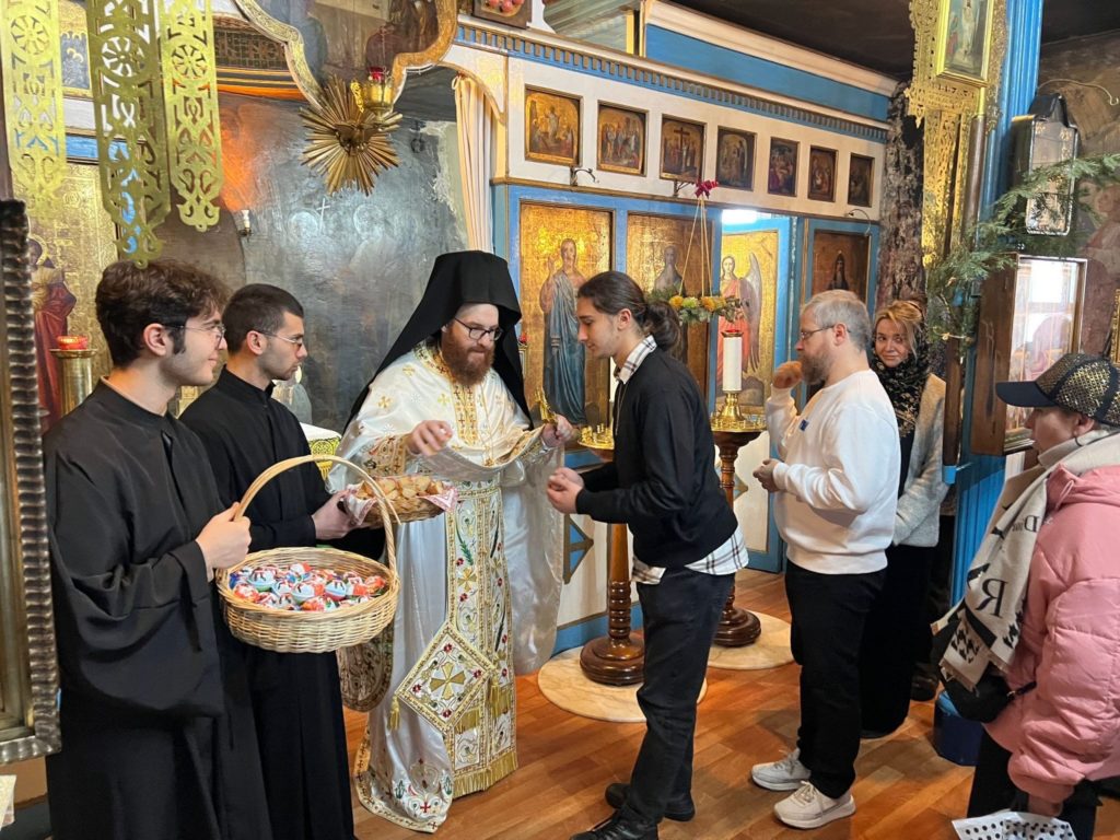 The Feast of the Circumcision of the Lord and memory of Saint Basil the Great celebrated at the Vatopedi Metochion in Constantinople