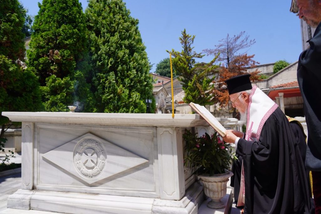 Ecumenical Patriarch Bartholomew honoured the memory of his predecessor, Patriarch Vasilios III