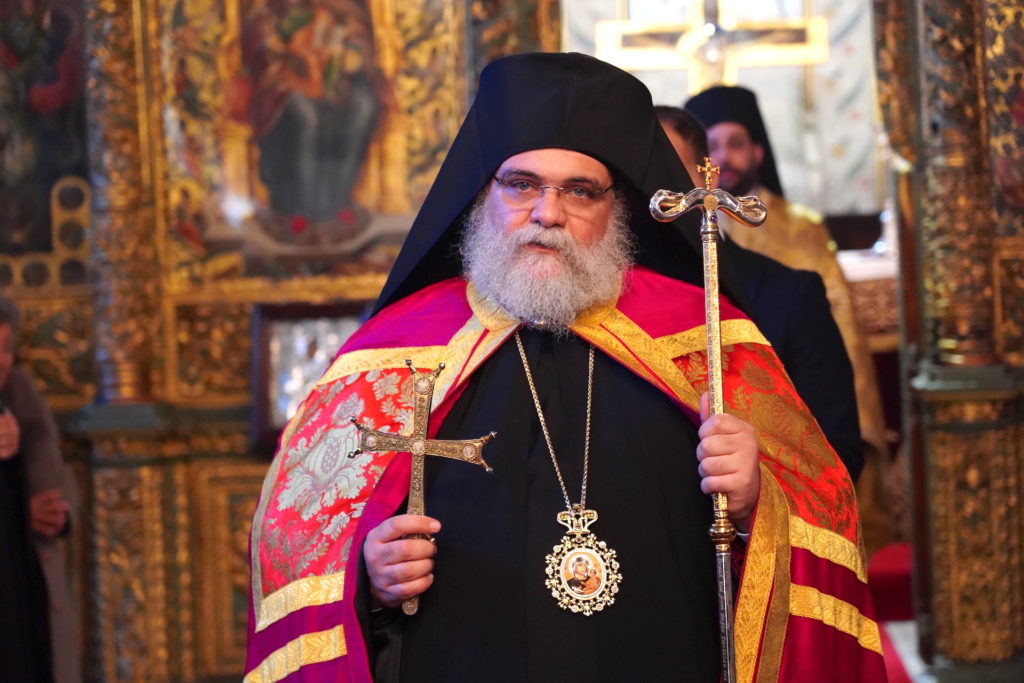 Metropolitan Isaiah of Tamassos and Oreinis officiated at the Venerable Patriarchal Church of Saint George