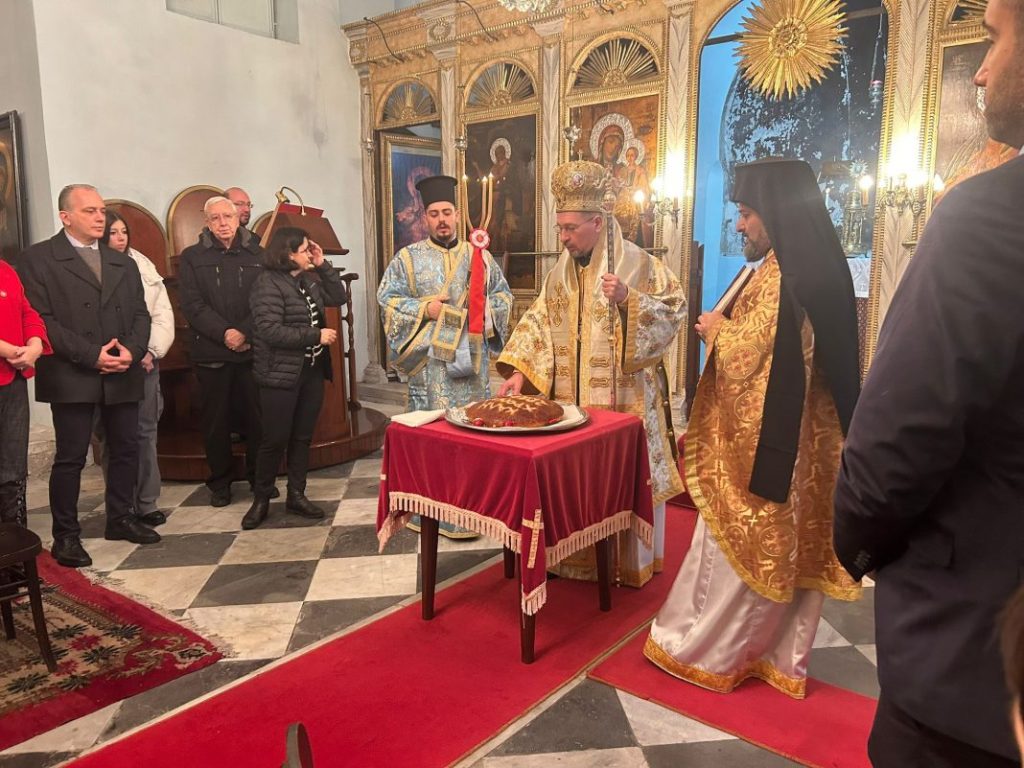 The Feast Day of Saint John the Baptist and the cutting of the Vasilopita in the Xirokrini Community