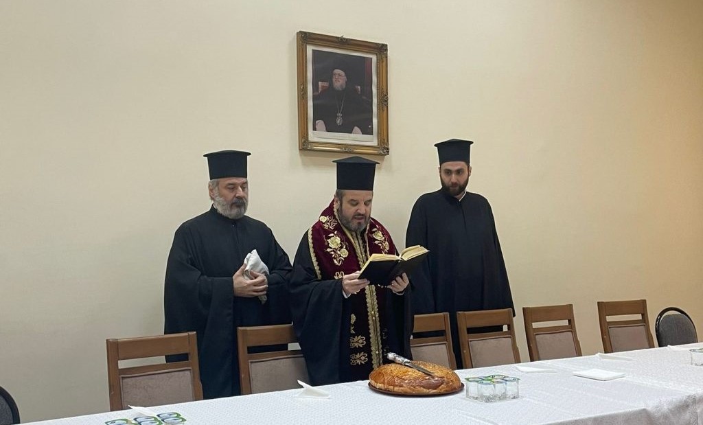 Divine Liturgy and cutting of the Vasilopita at the Church of Saint Kyriaki, Kontoskalion, Constantinople