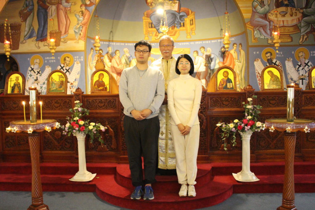 The Sacrament of Baptism at the Church of the Annunciation of the Theotokos in Busan