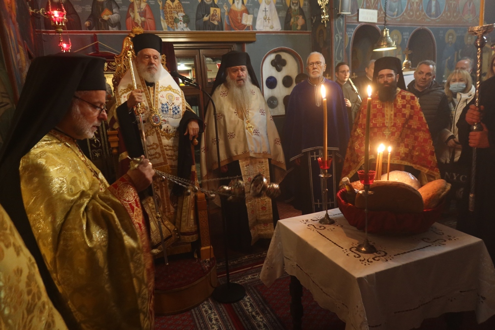 Η εορτή της Οσίας Ξένης στο ομώνυμο Μετόχιο της Ιεράς Μητρόπολης Σύρου στην Αθήνα