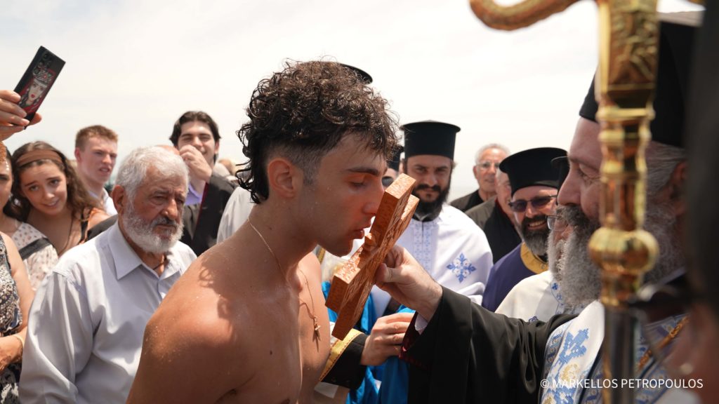 The Blessing of the Waters in Melbourne by Archbishop Makarios of Australia