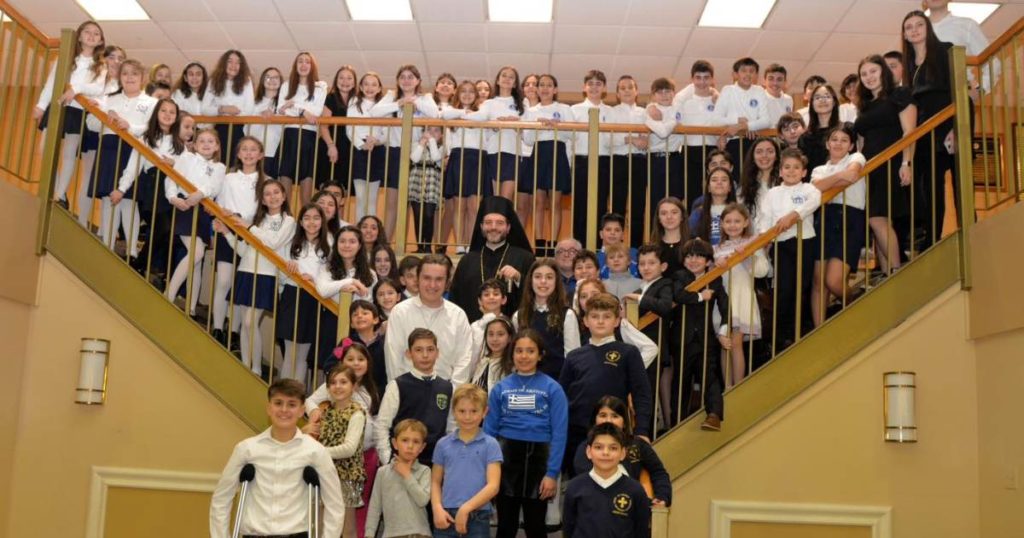 Metropolitan Apostolos Joins Holy Trinity Greek Orthodox Church in Wilmington, Delaware for the Annual Delaware Valley Region Three Hierarchs/Greek Letters Celebration