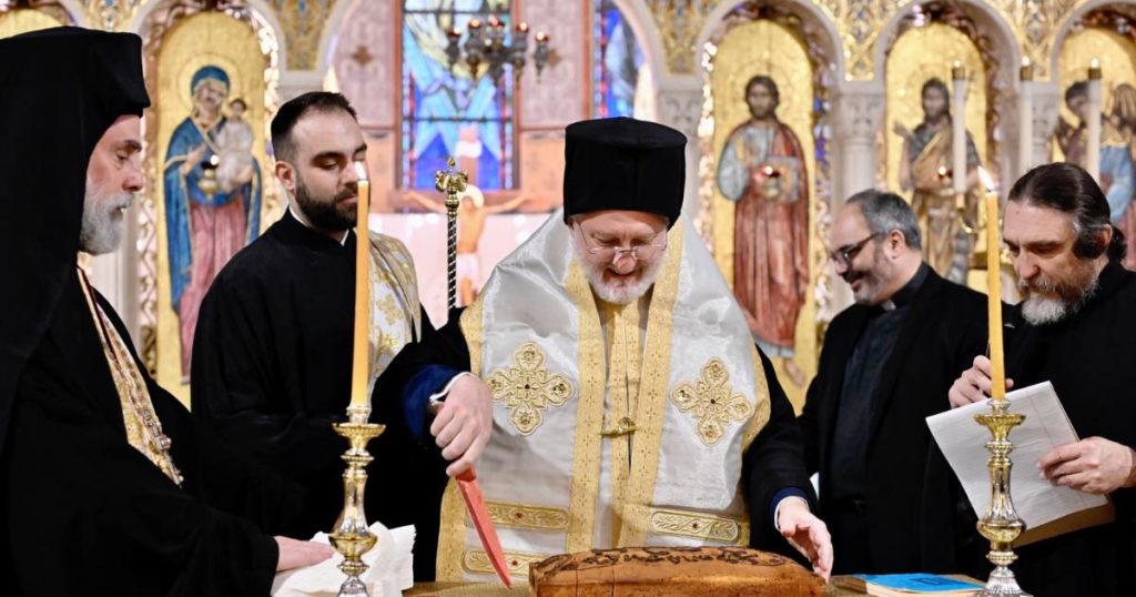 Homily By Archbishop Elpidophoros of America At the Divine Liturgy on the Feast of the Three Hierarchs Holy Trinity Archdiocesan Cathedral