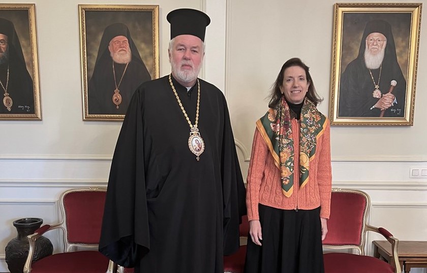 The new Ambassador of Greece in Belgium meets with Metropolitan Athenagoras