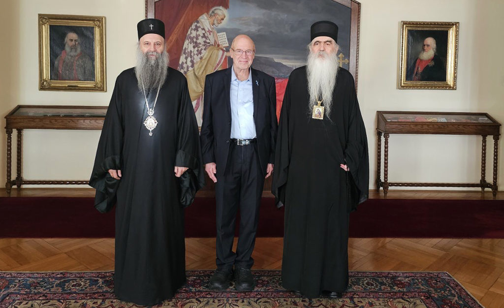 Τον Πατριάρχη Σερβίας επισκέφθηκε ο Ισραηλινός ιστορικός, Γκίντεον Γκρέιφ