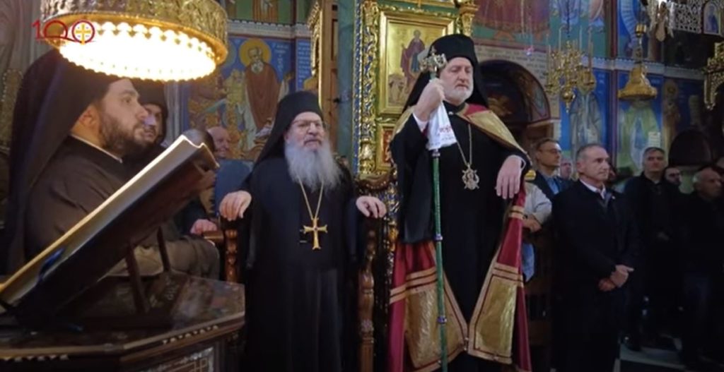 Archbishop Elpidophoros Visits Holy Monastery of Simonos Petra