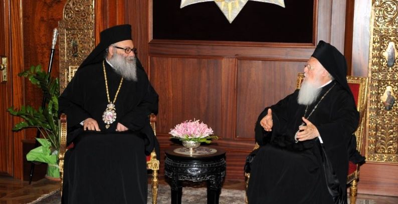 Patriarch of Antioch offers New Year’s wishes to Ecumenical Patriarch