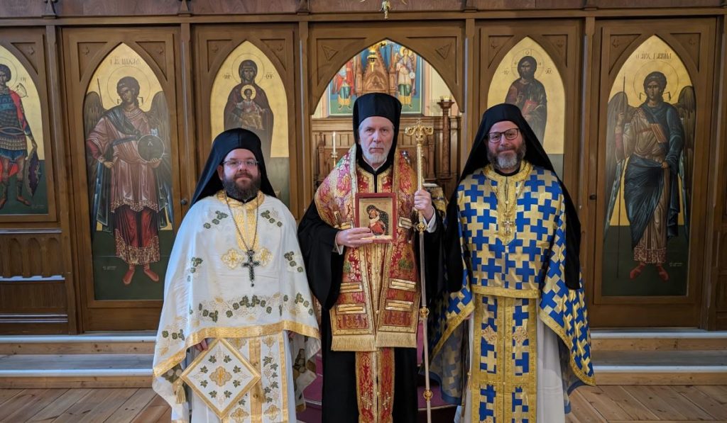 The Vicar of the Patriarchate of Antioch celebrant at the Stockholm Cathedral