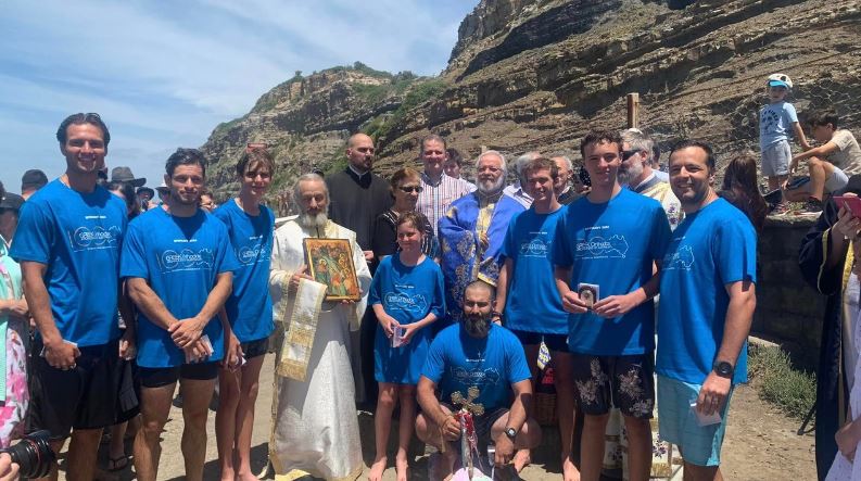 Blessing of the Waters and Throwing of the Holy Cross in Newcastle, NSW