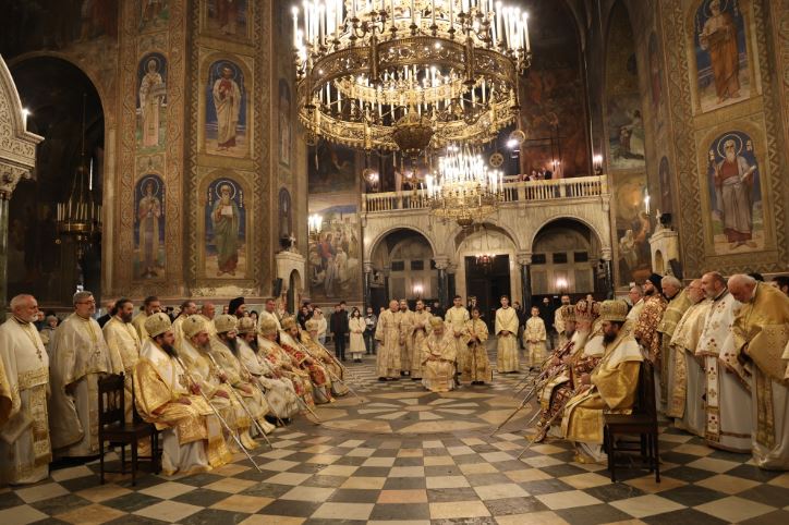 Συνοδική Θεία Λειτουργία στη Σόφια για τα Ονομαστήρια του Πατριάρχη Νεοφύτου