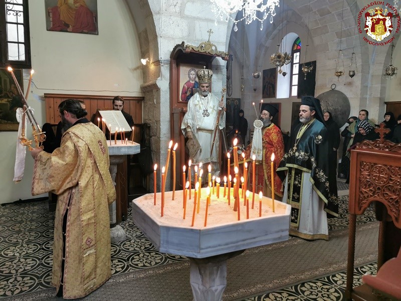 Η εορτή της προσκυνήσεως της Τιμίας Αλύσεως του Αποστόλου Πέτρου στο Πατριαρχείο Ιεροσολύμων