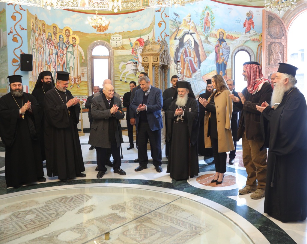 HIS BEATITUDE OPENS THE CHURCH OF ‘THE THREE HIERARCHS’ IN DIBEEN IN JORDAN